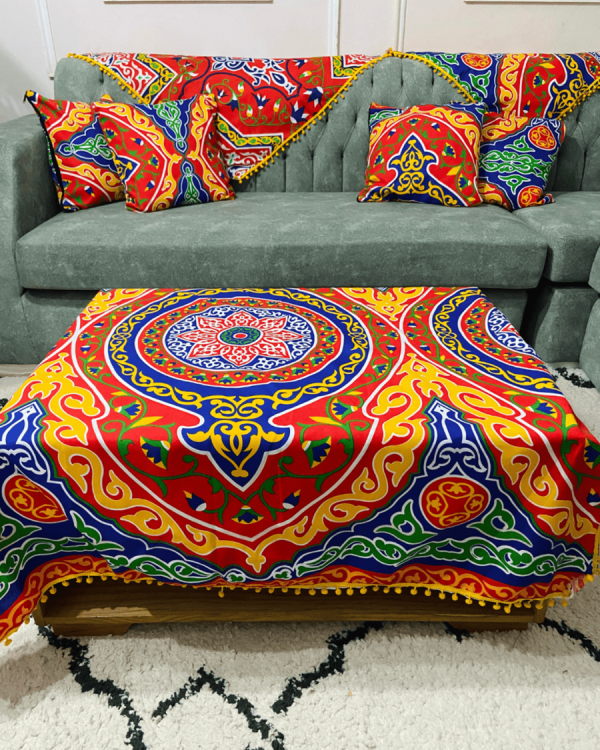 طقم خيامية رمضان + 3 كفر خدادية هدية 🌙❤️