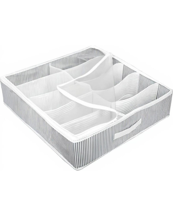 منظم أحذية بغطاء شفاف 10خانة|عرض قطعتين