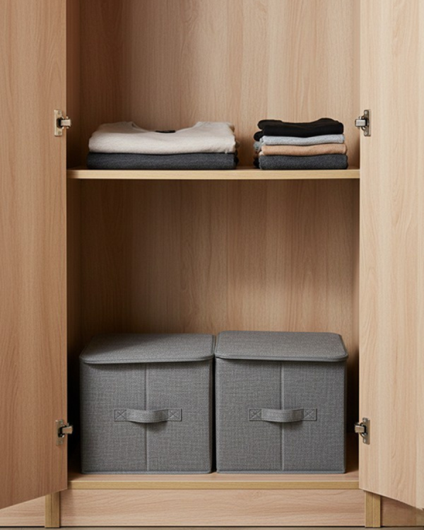 منظم مزدوج بغطاء كرتون