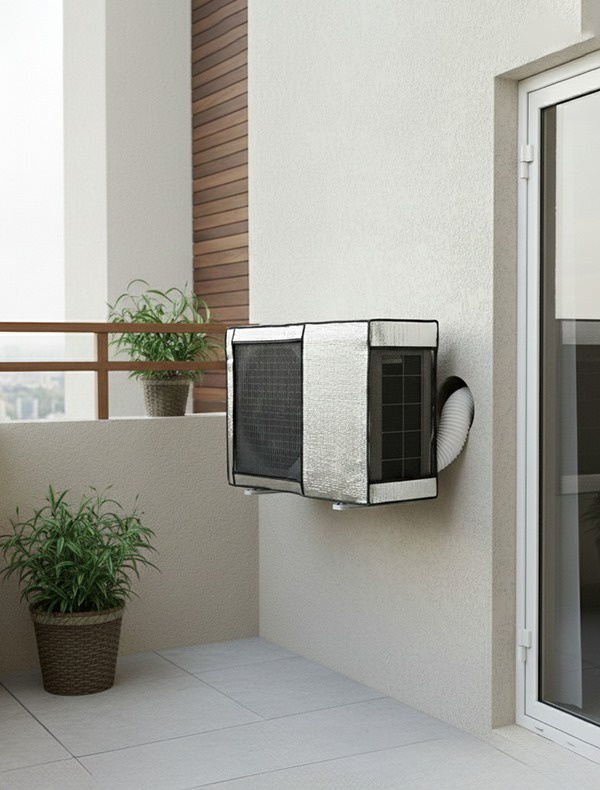 كفر تكييف خارجي عاكس لاشعة الشمس